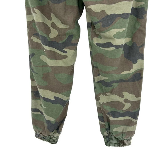 Aritzia Tna Alix Pants Joggers‎ High-Waisted Army Camo Print Green Size XS - Picture 7 of 10